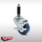 Service Caster 3.5 Inch SS Blue Polyurethane Swivel 3/4 Inch Expanding Stem Caster Set Brake SCC-SSEX20S3514-PPUB-BLU-TLB-MTG40-4 - alternate 4